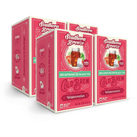 Southern Breeze Decaf Cold Brew Sweet Tea Watermelon Iced Tea With Black Tea And Zero Carbs Zero Sugar, 20 Individually Wrapped Tea Bags, Pack Of 4