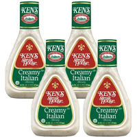 Ken's Steak House Creamy Italian Dressing,16 Fl Oz (Pack Of 4)