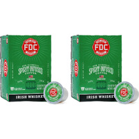 Fire Department Coffee - Gives Back To Firefighters - Irish Whiskey Infused Coffee Pods - Non-Alcoholic - Roasted In The Usa - Made With Premium Coffee Beans - Veteran Owned - 24 Single Pods