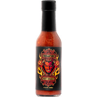 Hellfire Devil's Blend Red Jalapeno Hot Sauce, Award-Winning, Gourmet, Rich And Flavorful Red Sauce, 5 Oz.
