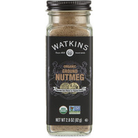 Watkins Gourmet Organic Spice Jar, Ground Nutmeg, 2.8 Ounce Jar, 3 Count