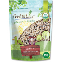 Food To Live Organic Black-Eyed Peas, 3 Pounds Raw Dried Cow Peas, Non-Gmo, Kosher, Bulk Beans, Product Of The Usa