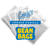 Grady's Cold Brew Coffee, French Vanilla, Bean Bag Bundle With 8 (2Oz.) Bean Bags, 24 Total Servings