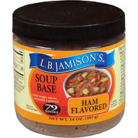 L.B. Jamison's Ham Flavored Soup Base, 3-Pack 14 Oz. Jars