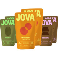 Jova Whole Food Meal Replacement Smoothie. Premium Raw Ingredients In A Delicious Single Serve Kit | Over 21G Protein & 10G Fiber. (Gluten-Free, Non-Gmo, No Added Sugar), Assorted 6-Pack