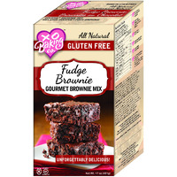 Xo Baking Co. Gluten Free Fudge Brownie Gourmet Brownie Mix; Non-Gmo; Kosher; Rice Free; Dairy Free; Peanut Free; No Preservatives; No Artificial Flavors Or Colors, 17Oz