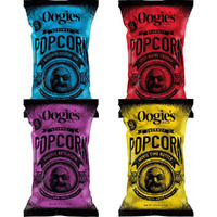 Oogie's Gourmet Popcorn | 4 Pack | Variety Flavor Pack | Gluten Free Popcorn Snacks | 4.25 Ounce Big Bag