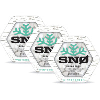 Wintergreen Keto Xylitol Candy Chips (3-Pack) - Sn 1.5Oz Tin - Sugar-Free Candy With Only 2 Ingredients | Low Carbs, Diabetic-Friendly, Non-Gmo, Vegan, Gf & Kosher | Purest Candy In The World