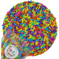 Firstchoicecandy Silly Banana Heads Classic Hard Candy (Assorted Rainbow, 2 Pound)