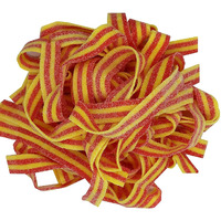 Sour Power Gummy Belts Candy (Sour Strawberry Banana, 2 Pound)