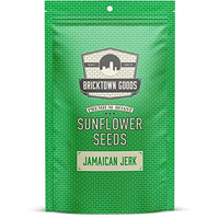 Bricktown Goods Jamaican Jerk Flavored Sunflower Seeds - Boldly Seasoned And Roasted In-Shell Sunflower Seeds - 8 Oz Total