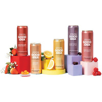 Good Idea - Functional Sparkling Water - 5 Flavors - Primes Metabolism, Balances Blood Sugar - Caffeine Free, Vegan, Keto Friendly, Non Gmo, Gluten Free, Kosher - Variety Pack Bundle - 12Oz - 30 Cans