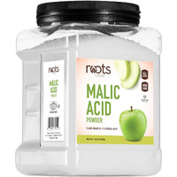Roots Circle Malic Acid Powder - Bulk 1 Pack Of 26.45 Oz | Premium Food Grade, Gluten-Free, Non-Gmo Ideal For Flavor Enhancer, Winemaking, & Cleaning