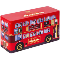 Walker's Shortbread London Bus Commemorative Tin, All-Butter Shortbread Cookies, 8.8 Oz
