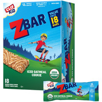Clif Kid Zbar - Iced Oatmeal Cookie - Soft Baked Whole Grain Snack Bars - Usda Organic - Non-Gmo - Plant-Based - 1.27 Oz. (18 Pack)