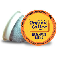 The Organic Coffee Co. Compostable Coffee Pods - Breakfast Blend (80 Ct) K Cup Compatible Including Keurig 2.0, Medium Roast, Usda Organic
