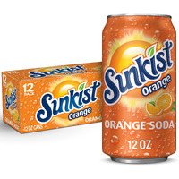 Sunkist Orange Soda, 12 Fl Oz (Pack Of 12)