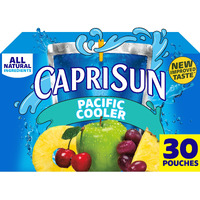 Capri Sun Pacific Cooler Mixed Fruit Flavored Juice Drink Blend, 30 Ct Box, 6 Fl Oz Pouches