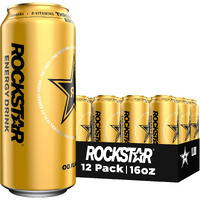 Rockstar Energy Drink, Throwback Edition: O.G., 16 Fl Oz (Pack Of 12) - Packaging May Vary