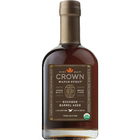 Crown Maple Bourbon Barrel Aged Organic Maple Syrup, 25 Fl Oz, Pancakes, Flavor Cocktails, Marinades And Sauces