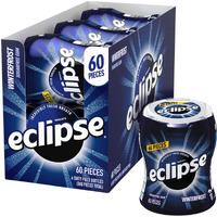 Eclipse Winterfrost Sugarfree Gum, 60 Count (Pack Of 6)