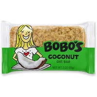 Bobo's Oat Bars, Coconut, 3 Oz Bar (12 Pack), Gluten Free Whole Grain Snack And Breakfast Bar