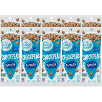 The Good Bean Crunchy Chickpeas - Sea Salt - (10 Pack) 1.4 Oz Packet - Roasted Chickpea Beans - Vegan Snack With Good Source Of Plant Protein And Fiber