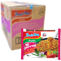 Indomie Mi Goreng Instant Noodles, Halal Certified, Hot & Spicy, 40 Count (Pack Of 1)