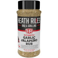 Heath Riles Bbq Rub - Garlic Jalapeo Bbq Seasoning Rub, Champion Pitmaster Recipe, Legendary Bbq Rubs For Smoking & Grilling, 70+ Bbq Championships, 12 Oz.
