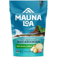 Mauna Loa Premium Hawaiian Roasted Macadamia Nuts, Maui Onion Garlic Flavor, Multi, 8 Ounce