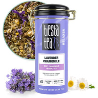 Tiesta Tea - Lavender Chamomile | Soft Chamomile Herbal Tea | Premium Loose Leaf Tea Blend | Non Caffeinated Herbal Tea | Make Hot Or Iced Tea & Brews Up To 50 Cups - 2 Ounce Refillable Tin