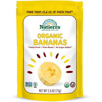Natierra Organic Freeze-Dried Bananas Usda Certified Organic, Vegan & Non-Gmo 2.5 Ounce (Pack Of 1)