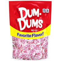 Dum Dums Lollipops Bubble Gum Flavor 1-50 Ct Bag