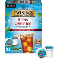 Twinings Brew Over Ice Unsweetened Black Iced Tea K-Cup Pods For Keurig, 24 Count (Pack Of 1), Refreshing, Smooth, Caffeinated | Packaging May Vary