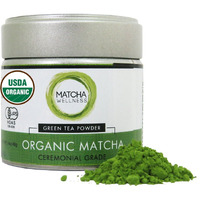 Eco Heed Matcha Green Tea Powder Organic Ceremonial Grade 1.4Oz - 1St Harvest Premium Matcha From Uji - Matcha Wellness