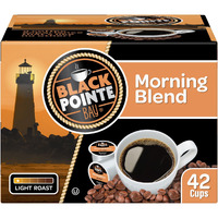 Black Pointe Bay Coffee, Morning Blend, Light Roast, 42 Count Single Serve Coffee Pods For Keurig K-Cup Brewers