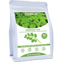 Tearelae - Moringa Tea - 2G X 80 Count - Premium Moringa Leaves Tea Bags - Boost Immunity, Aid In Digestion - Non-Gmo - Caffeine-Free