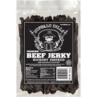 Buffalo Bills 12.5Oz Premium Hickory Beef Jerky 7    Strips (25 Hickory Smoked Jerky Strips Per Bag)