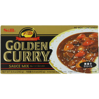 S&B Golden Curry Sauce Mix, Hot, 8.4-Ounce