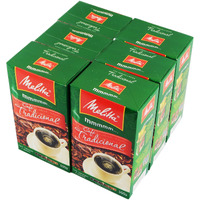 Melitta Traditional Roasted Coffee - 17.6 Oz | (Pack Of 6) | Caf   Torrado E Mo  Do Tradicional - 500G.