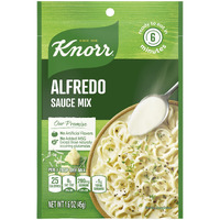 Knorr Sauce Mix Creamy Pasta Sauce For Simple Meals And Sides Alfredo Sauce No Artificial Flavors, No Added Msg 1.6 Oz, Pack Of 24