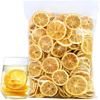 Jtedzi Dried Lemon Slices, 8.81Oz/250G, 120+ Slices, Dehydrated Lemon Wheels For Cocktail Garnish, Cake Decoration, Crafts Decor, No Sugar Added, Vegan & Kosher