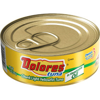Dolores Tuna Chunk Light Yellowfin Tuna In Vegetable Oil,5 Ounce (Pack Of 24)