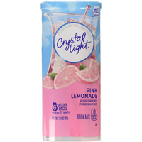 Crystal Light Pink Lemonade Drink Mix, 12-Quart 2.9-Ounce Canister (Pack Of 6)