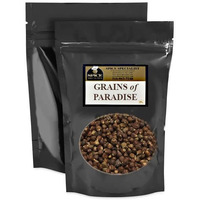 Grains Of Paradise, 8 Oz. Bag - Kosher - (Small And Bulk Options Available) - Also Known As: Alligator Pepper, Melegueta Pepper, Guinea Grains