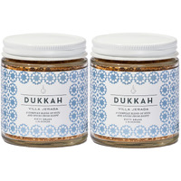 Villa Jerada, Dukkah Premium Seasoning - Egyptian Complex Spice Mix Of Nuts And Spices (Unique & Fragrant), 1.76 Oz (Dukkah - 2 Jars)