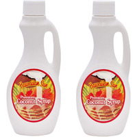 Hawaiian Sun Premium Coconut Syrups 8.3 Fl. Oz. Mini Bottles (Pack Of 2)