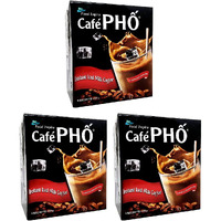 Cafe Pho Vietnamese 3In1 Instant Coffee Mix, Iced Milk Coffee, Cafe Sua Da, Single Serve Coffee Packets, Box Of 9 Sachets, Pack Of 3