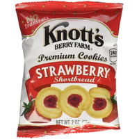 Knotts Berry Farm Strawberry Shortbread Cookies 24/2 Oz
