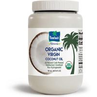 Parachute Naturalz Virgin Coconut Oil | 100% Organic Cooking Oil, Hair Oil And Skin Oil | Cold Pressed | Usda Certified | 32 Fl. Oz | Plastic Jar